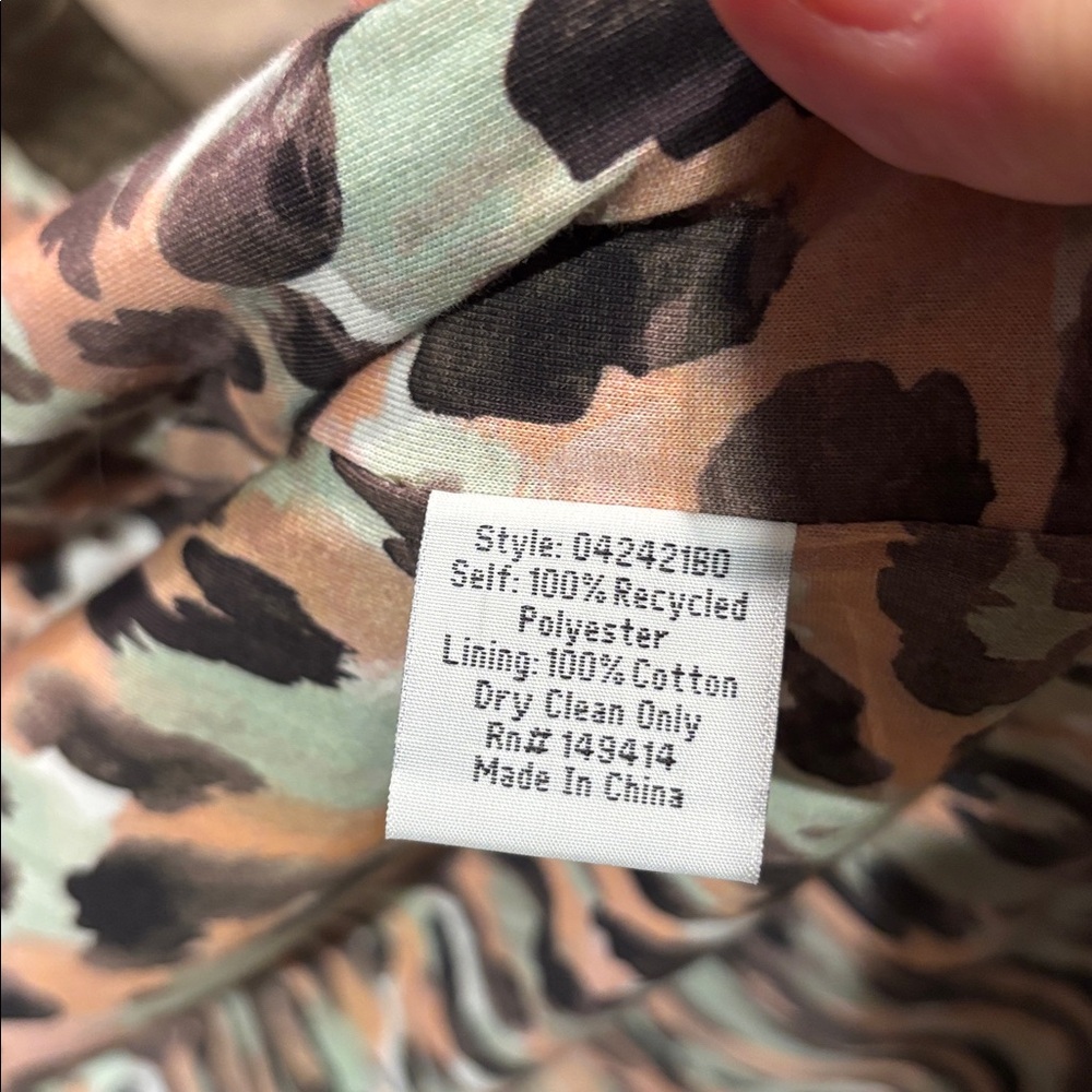 Calme by Johnny Was long wrap coat XL - Picture 10 of 10